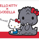 Illustration for article titled Godzilla Gets The Hello Kitty Treatmentem/em